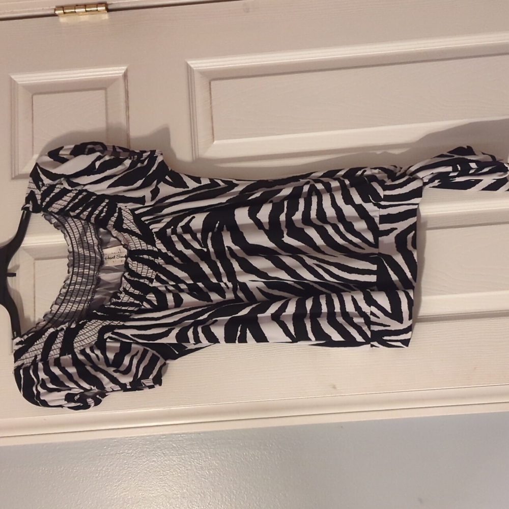 Zebra Print Blouse